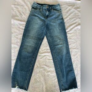 Express Women's Straight Leg Jeans in Blue size 2